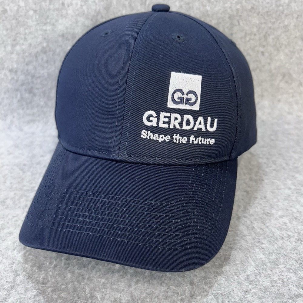 Gerdau Shape the Future Men Navy AJM Snapback Hat Whitby Mill Steel Proud OS